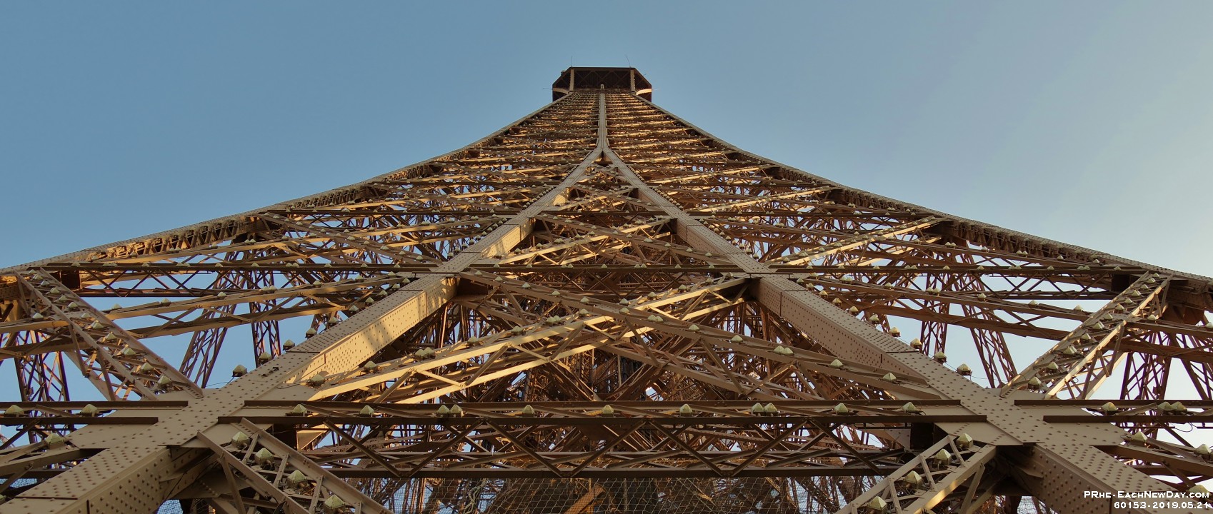60153RoCrLe - We ascend the Eiffel Tower - Paris, France